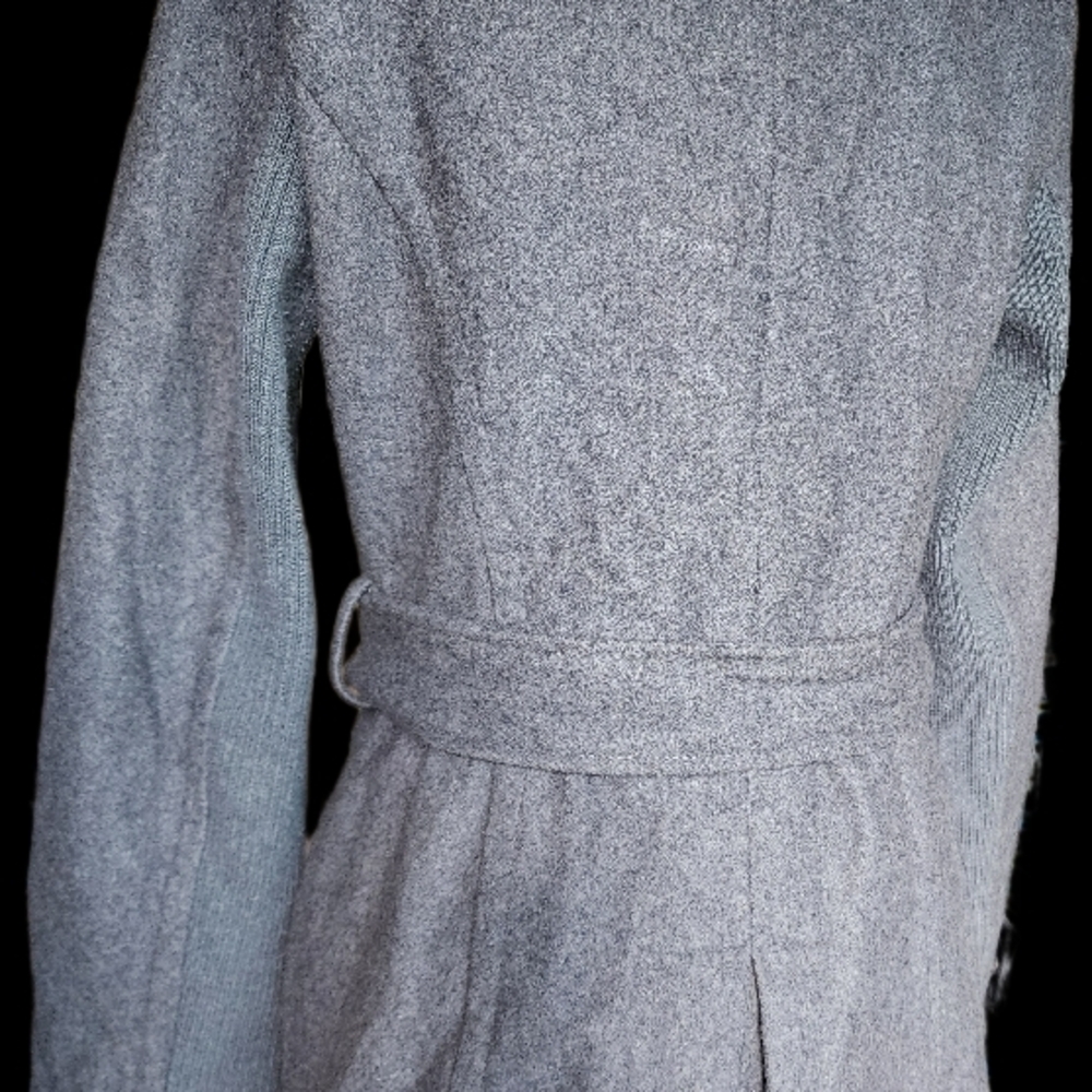 Gray Belted Coat - image 8